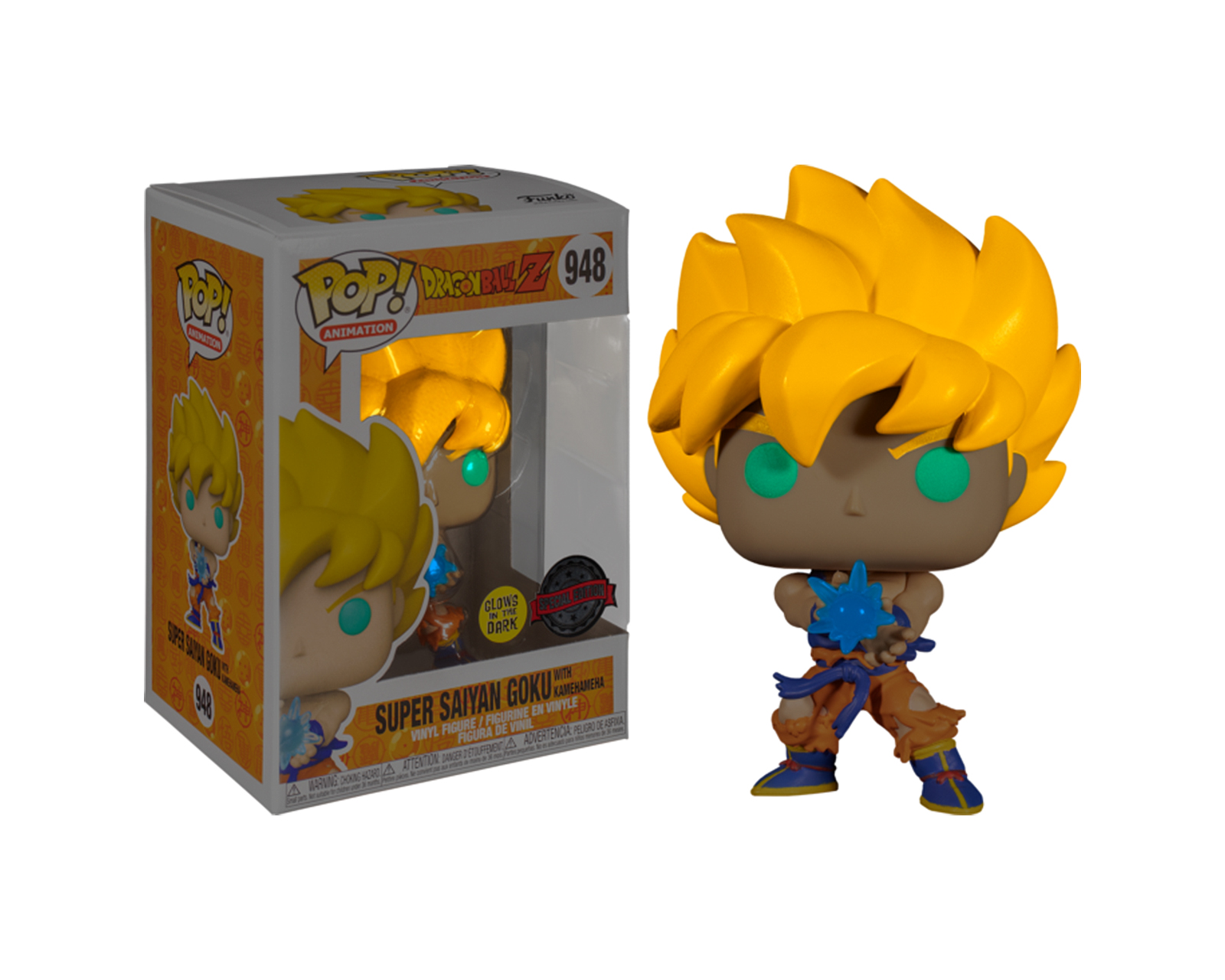 Foto 4 pulgar | Funko Pop Dragon Ball Z Super Saiyan Goku Edición Especial