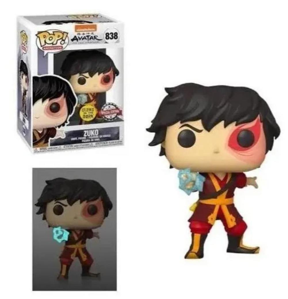 Foto 3 pulgar | Figura Funko Pop Avatar Zuko con Rayo Special Glow in The Dark