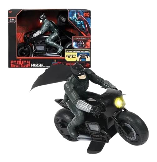 Foto 2 pulgar | Batcycle Radio Control Con Figura