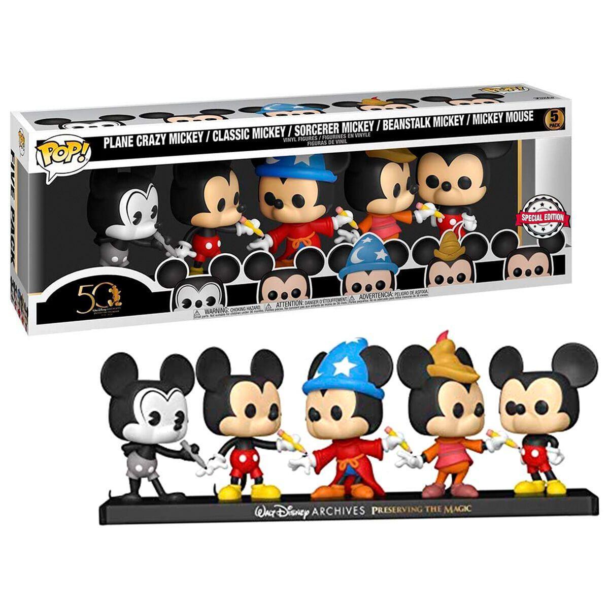 Foto 2 pulgar | Funko Pop! Disney Mickey Mouse 5 Pack Archive Exclusive