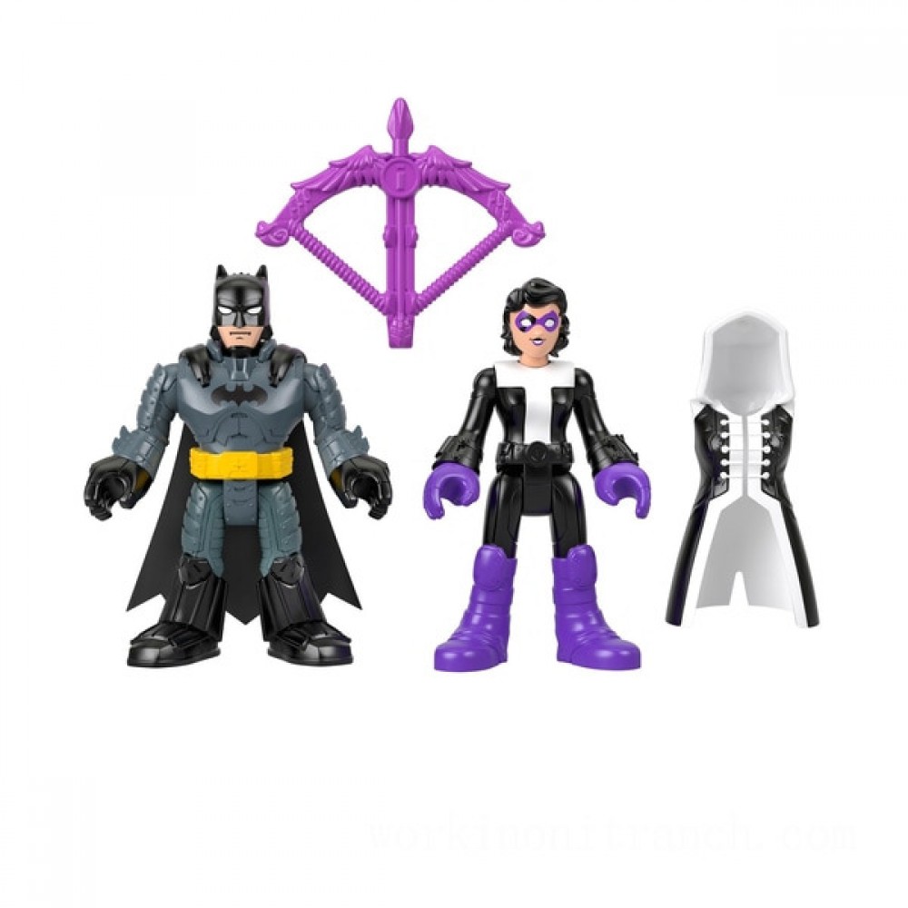 Foto 2 pulgar | DC Super Friends Batman y Huntress Mattel GKJ66 Imaginext