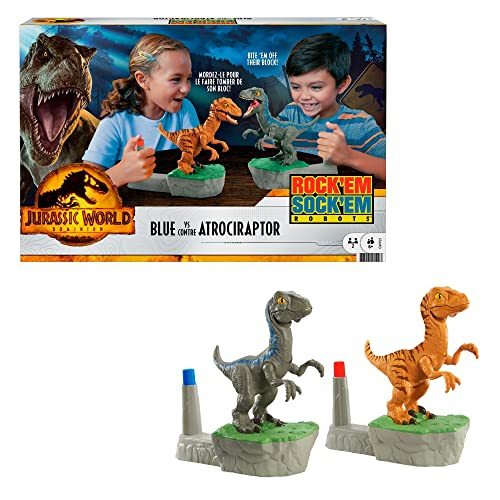 Foto 2 pulgar | Venta Internacional-  Mattel Games Rock 'em Sock 'em Jurassic World 3, Juego De Mesa Para Niños De 6 Años En Adelante