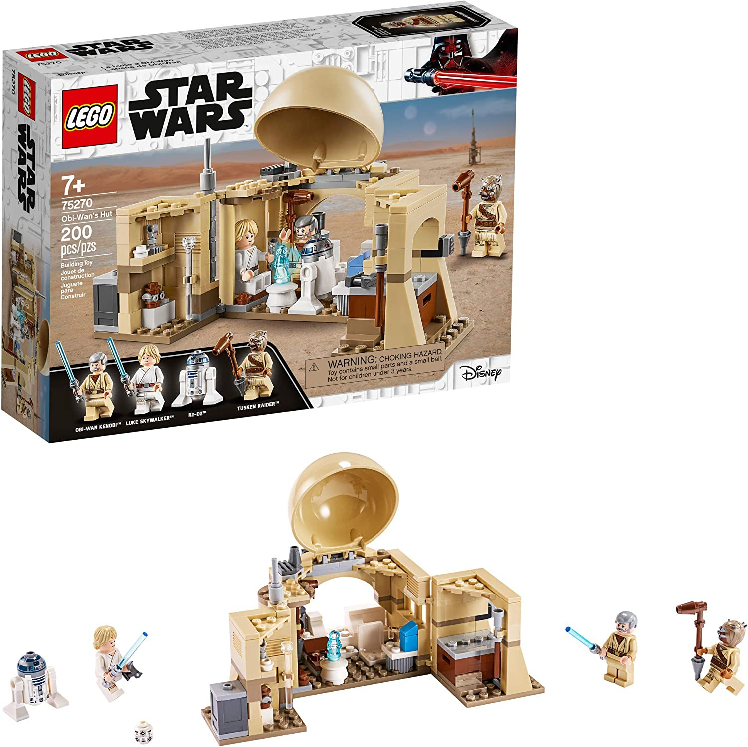 Foto 2 pulgar | Venta Internacional- Lego Star Wars: Una Nueva Esperanza Obi-wan's Hut 75270 Hot Toy Building Kit