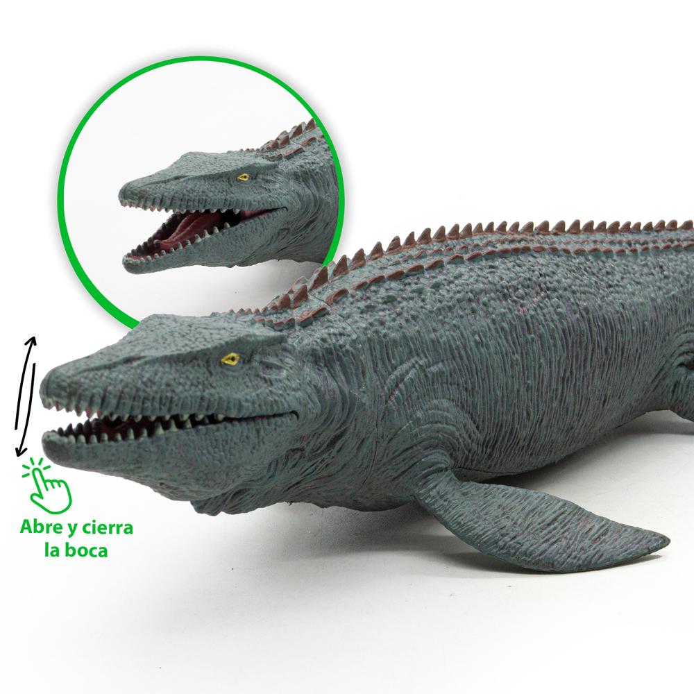 Foto 2 | Figura de Dinosaurio Didacti Juegos DJ-1110 color Verde Mosasaurus Jurassic