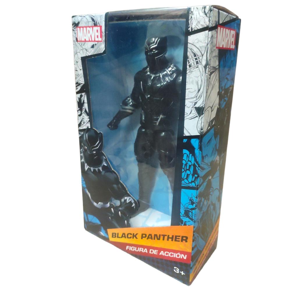 Foto 2 | Figura De Acción Black Panther Marvel 23cm Articulado