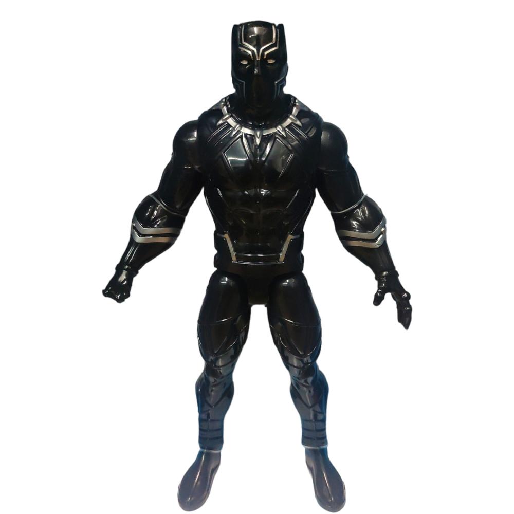 Foto 4 pulgar | Figura De Acción Black Panther Marvel 23cm Articulado