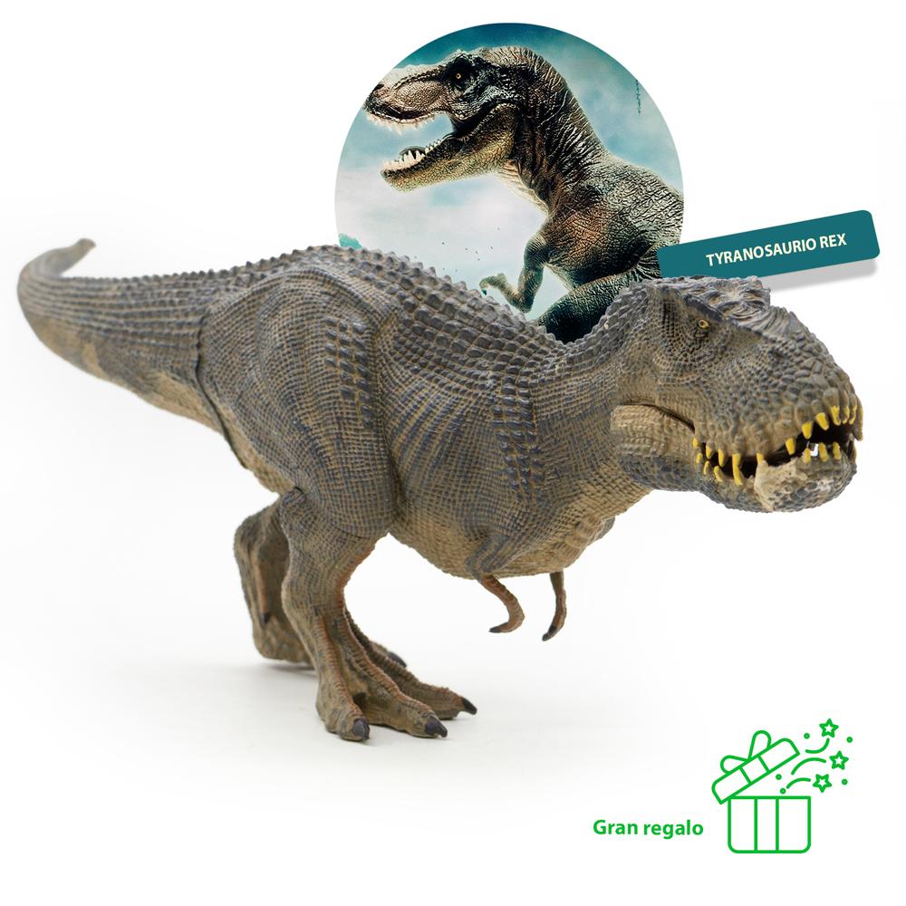 Foto 6 | Figura de Tiranosauro Rex Didacti Juegos Jurásico color Gris