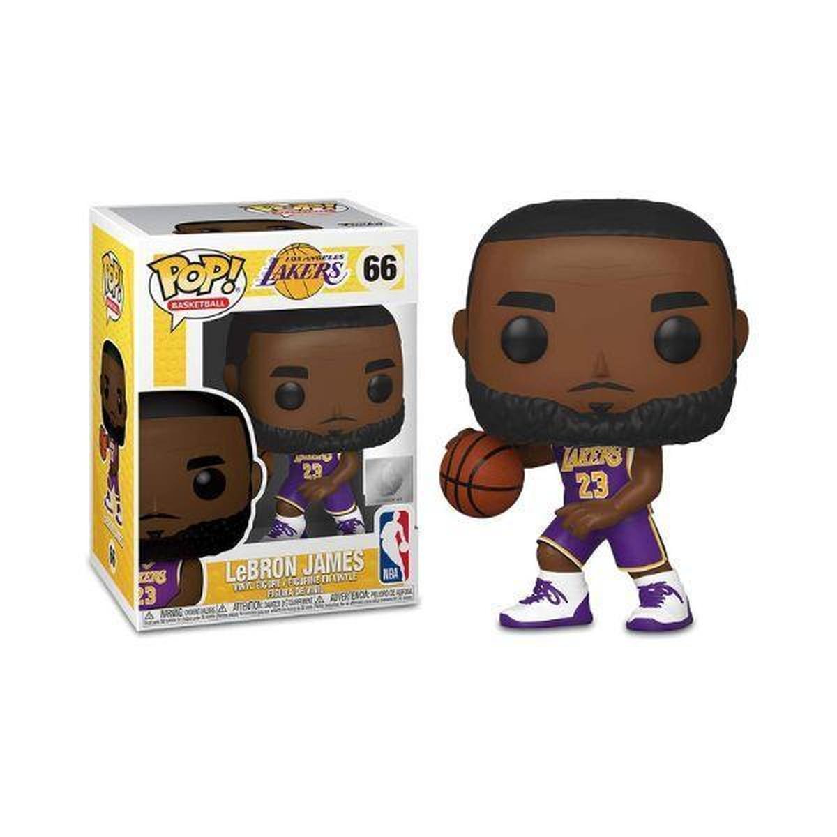 Foto 3 pulgar | Funko Basquetbol NBA Lakers LeBron James #66