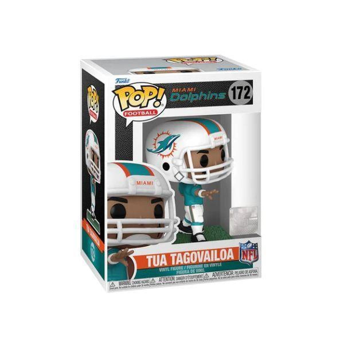 Foto 4 pulgar | Funko Football NFL Dolphins Tua Tagovailoa