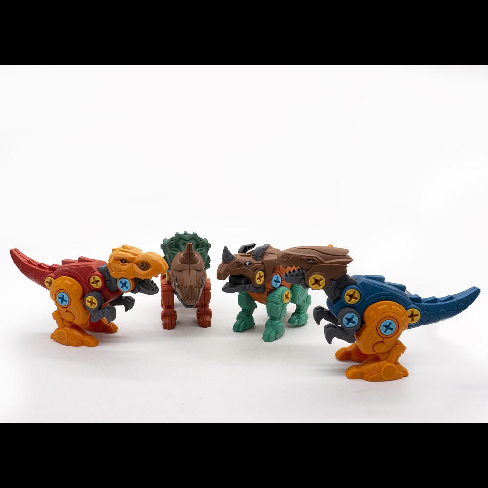 Foto 2 | Kit 4 En 1 Dinosaurios Armables Diy Figuras