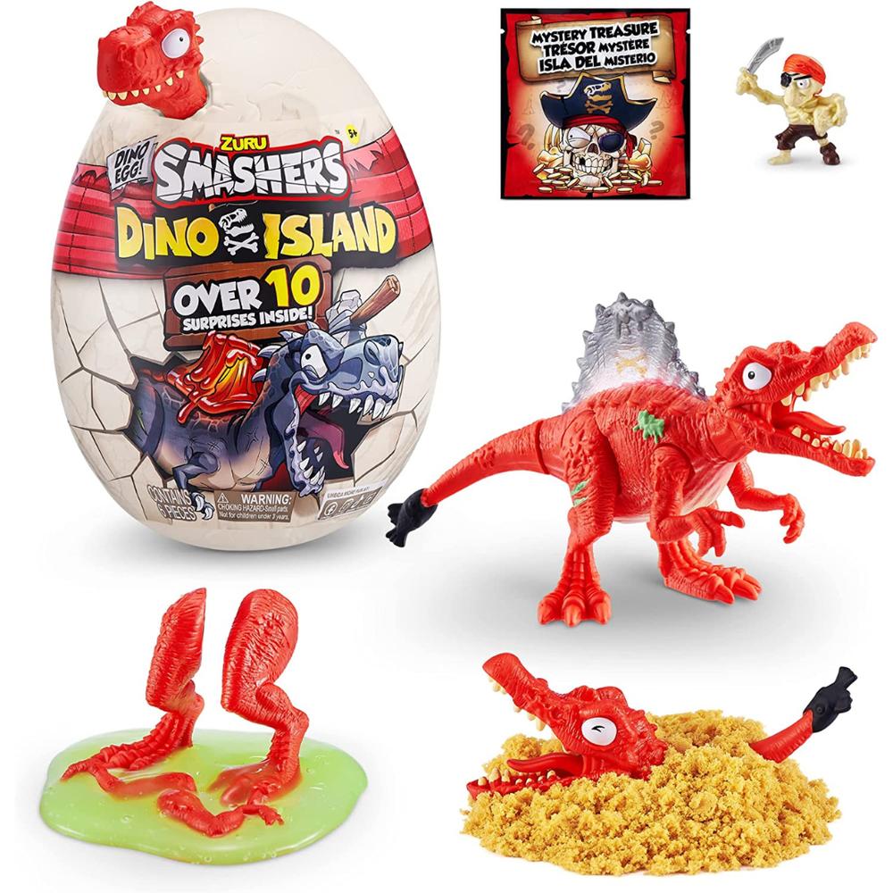 Foto 6 pulgar | Esfera Sorpresa Smashers Dino Island Zuru Mega Huevo Sorpresa