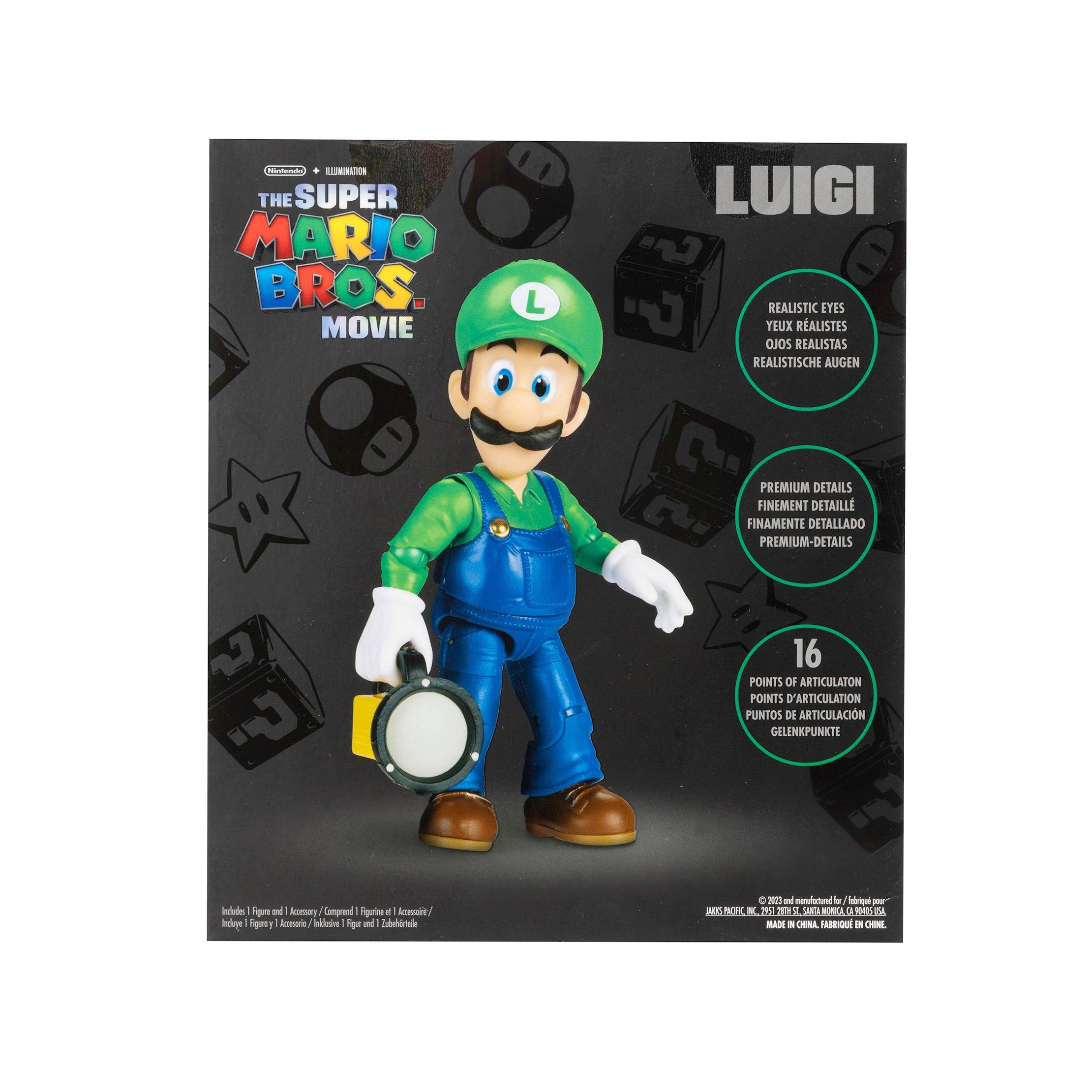 Foto 6 pulgar | Figura Nintendo Luigi Multicolor