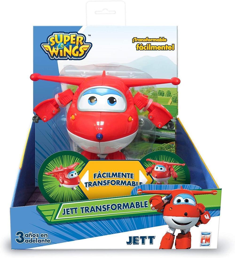 Foto 3 pulgar | Super Wings Robot Trasformable Jett 10 Cm Fotorama