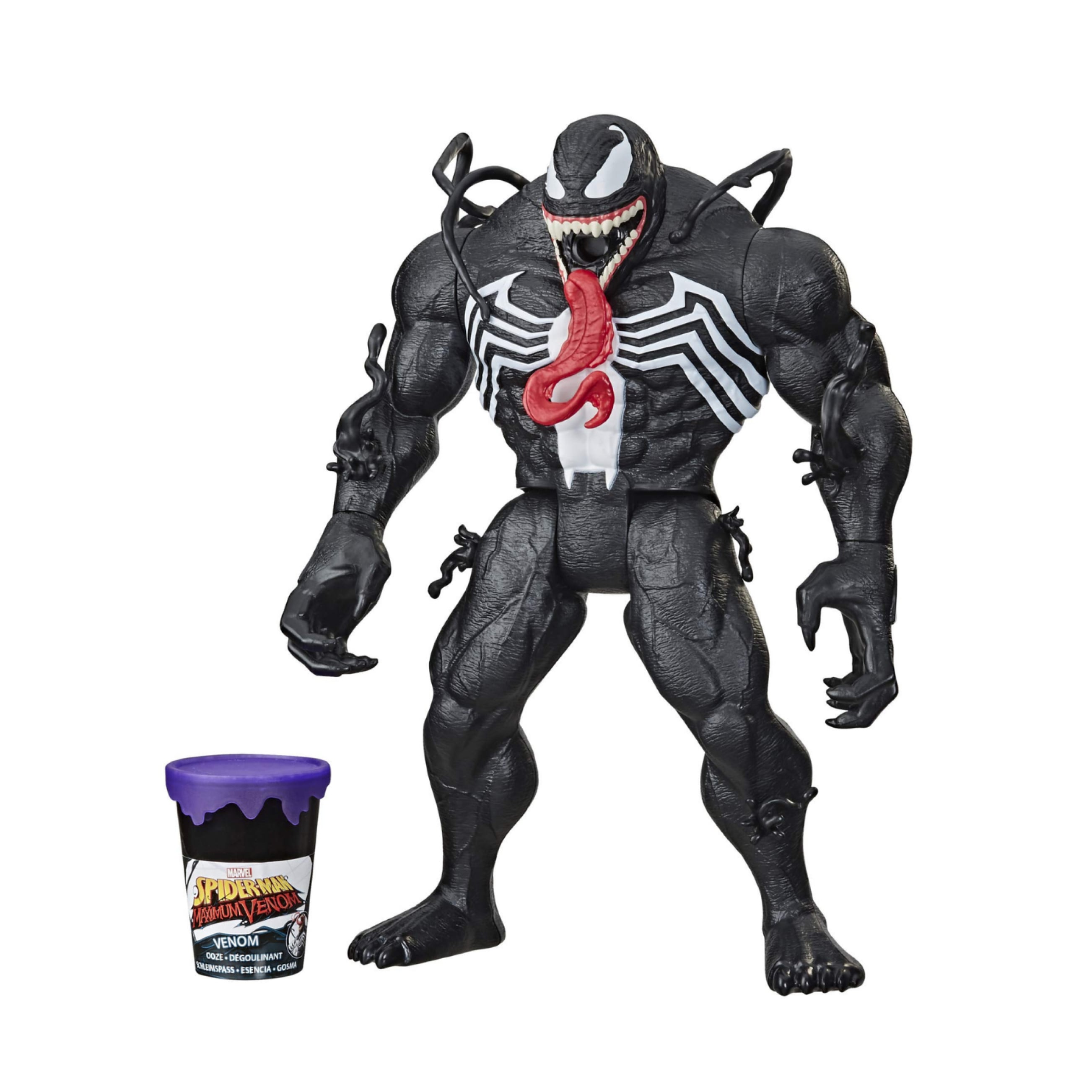 Figura Hasbro Maximum Venom color Negro con Slime Coppel