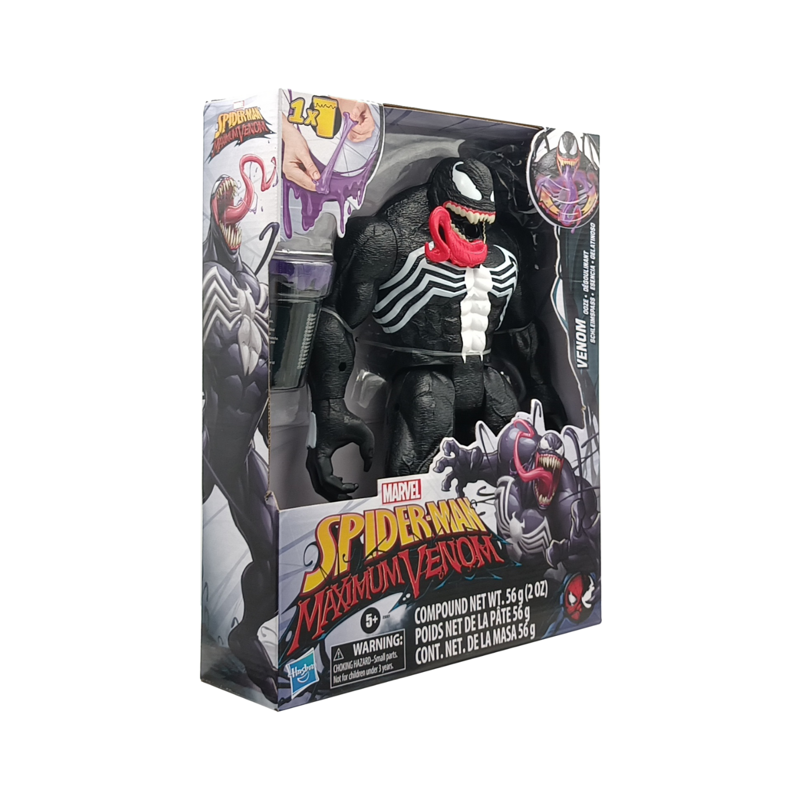 Foto 5 pulgar | Figura Hasbro Maximum Venom color Negro con Slime