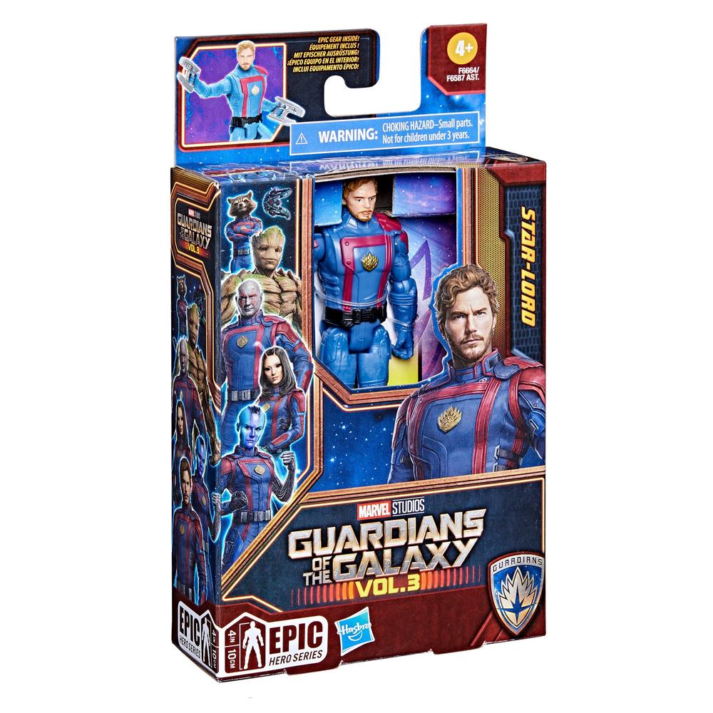 Foto 5 | Figura Marvel Epic Hero Series: Guardianes De La Galaxia Vol 3 Star Lord 4 Pulgadas