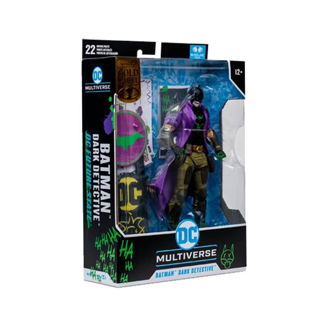 Foto 5 pulgar | Figura Mcfarlane Dc Multiverse Dark Detective Jokerized