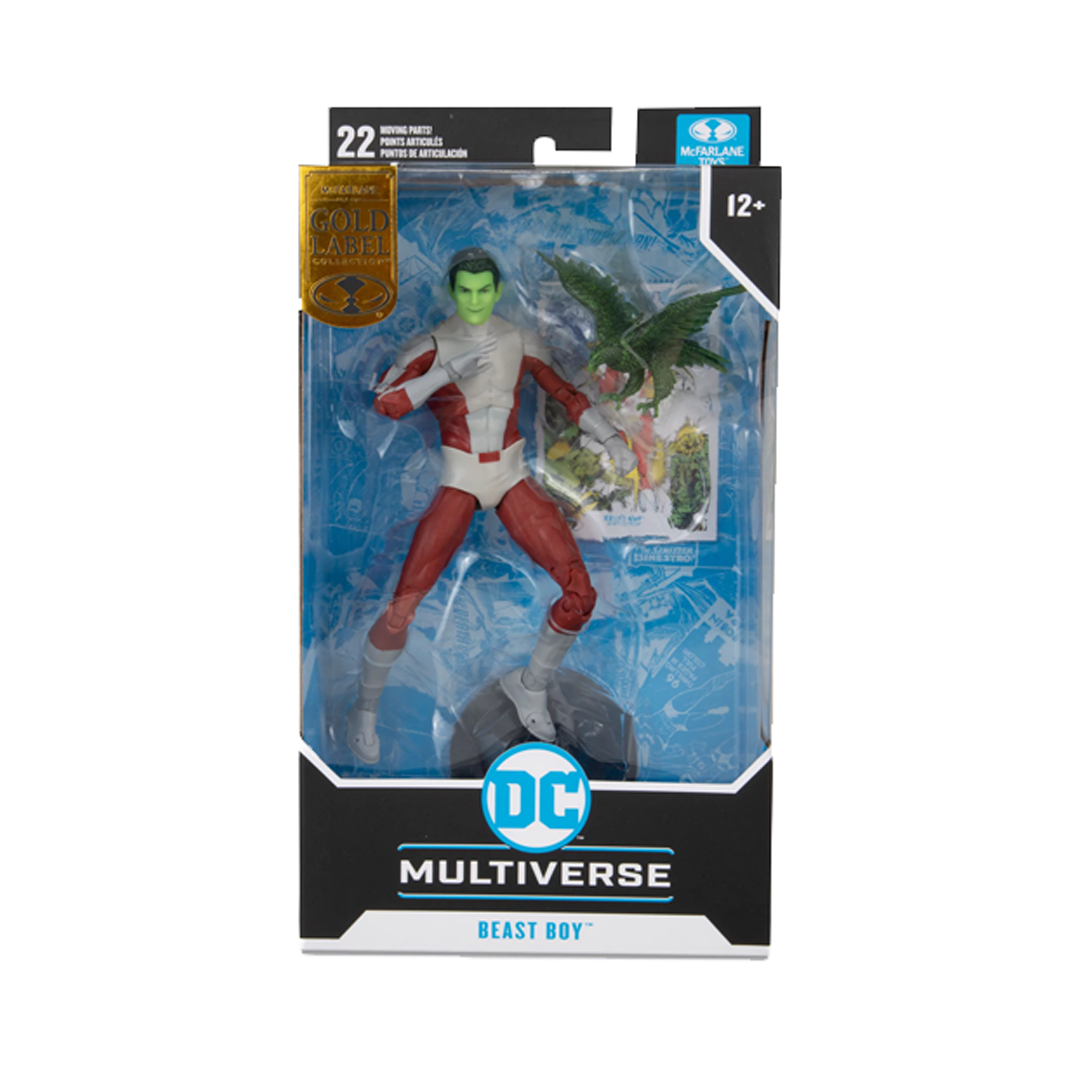 Foto 5 pulgar | Figura McFarlane Toys DC Multiverse Beast Boy Gold Label