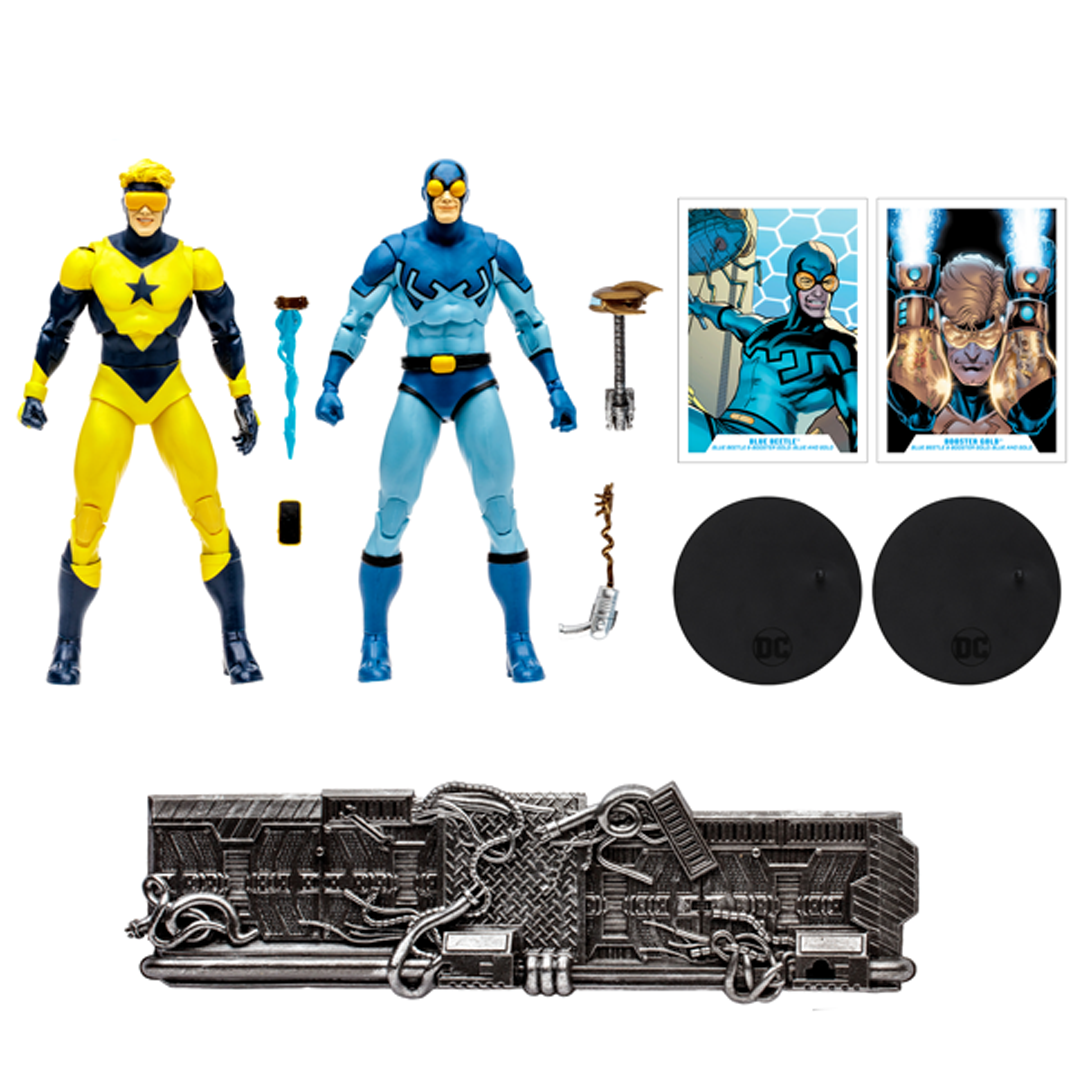 Foto 2 pulgar | Mcfarlane Toys Dc Multiverse Blue Bettle & Booster Gold: Blue And Gold