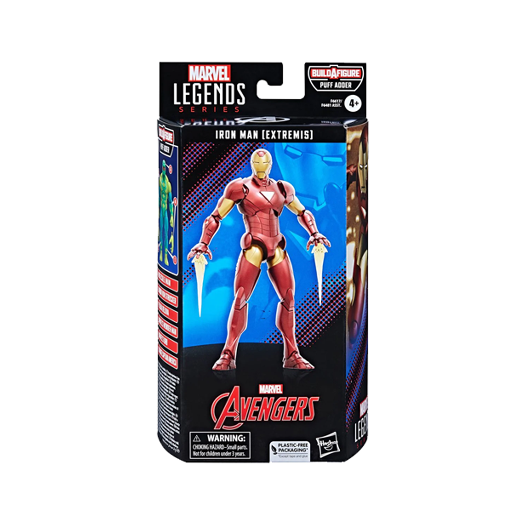 Foto 4 pulgar | Figura Hasbro Marvel Legends Iron Man Extremis