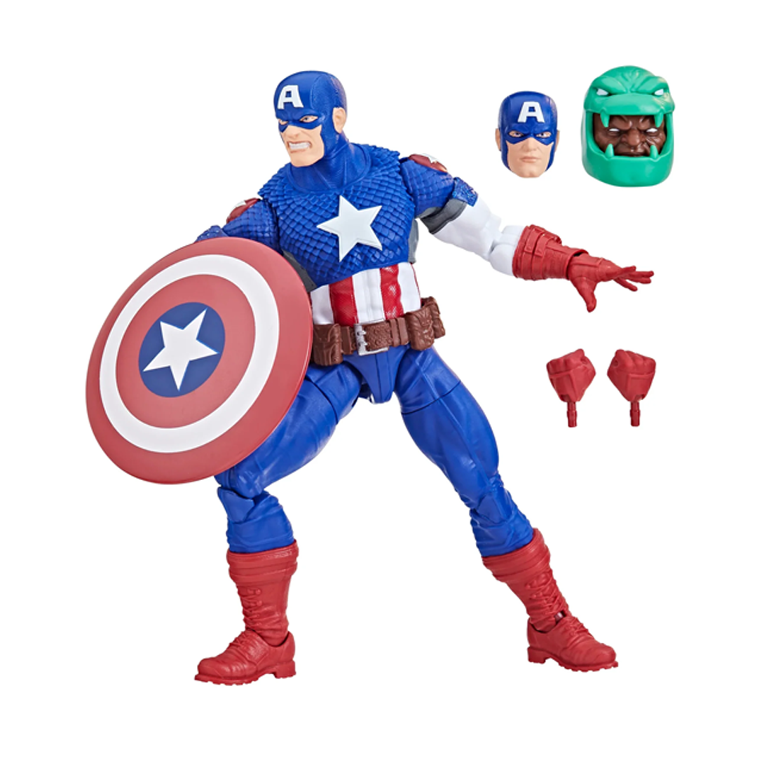 Foto 2 pulgar | Figura Hasbro Marvel Legends Ultimate Capitan America