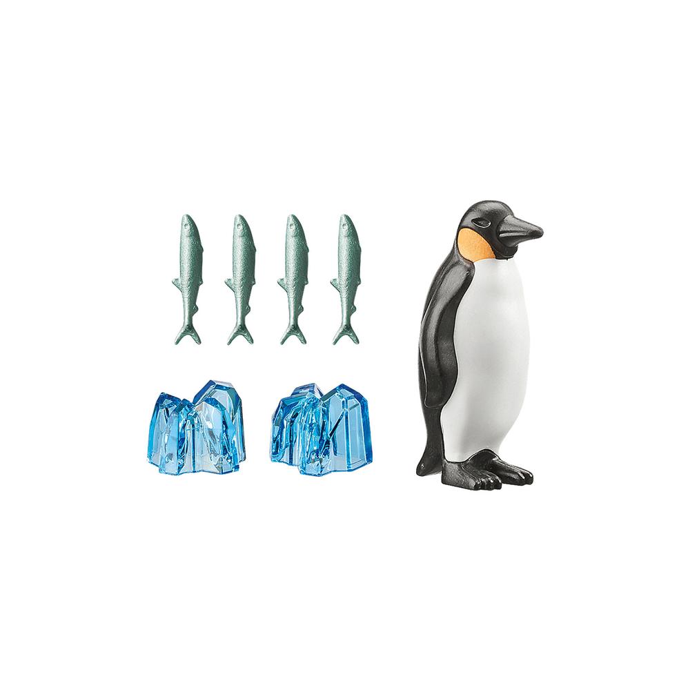 Figura Playmobil Wiltopia: Pingüino Emperador 8 Piezas