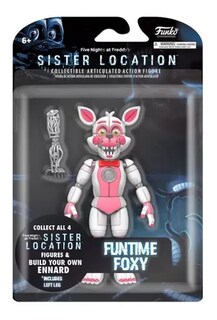 Foto 2 | Figura Articulada Funko Five Nights At Freddy Sister Location Fun Time Foxy