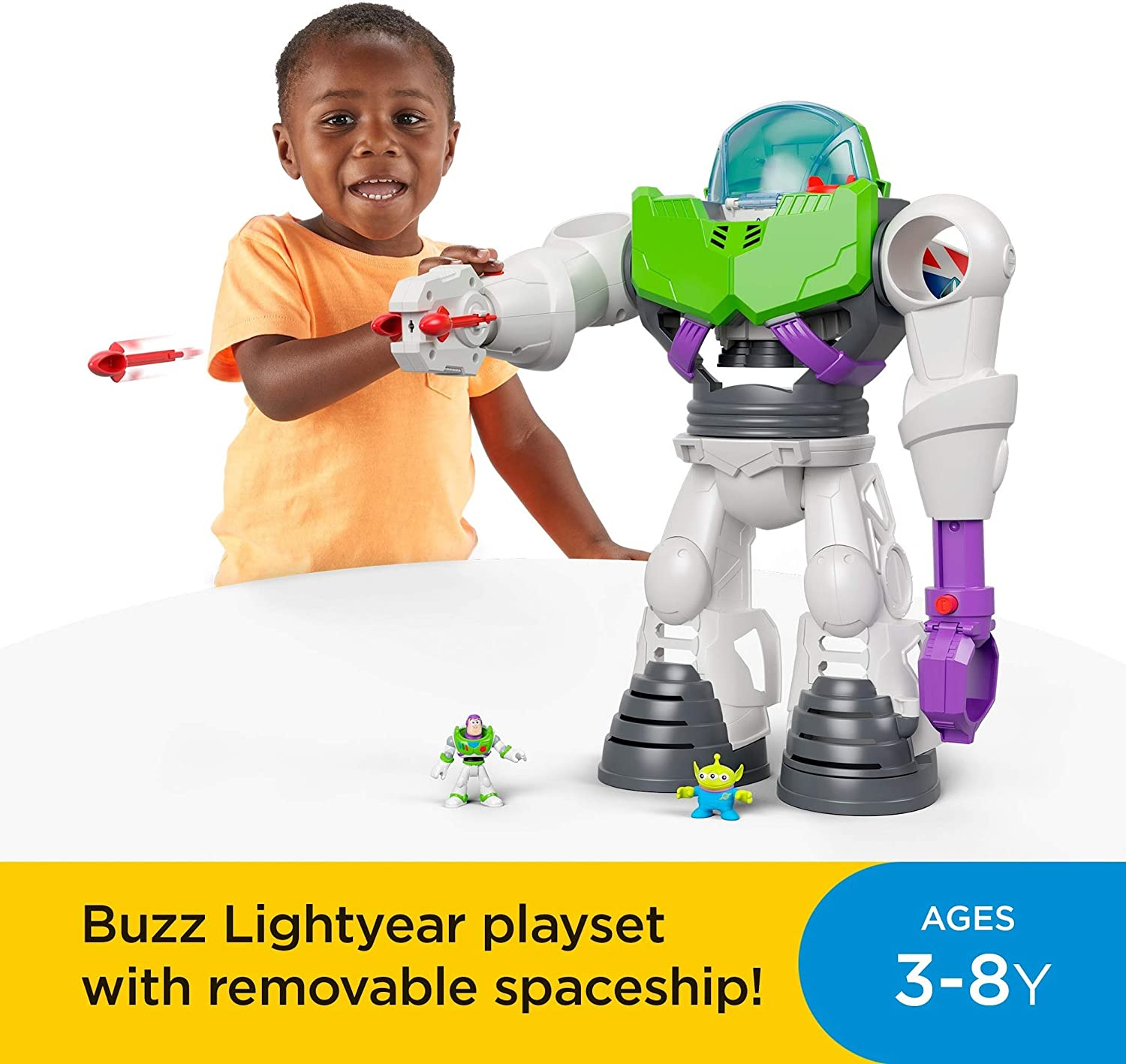 Foto 3 pulgar | Venta Internacional- Robot de Juguete Imaginext Buzz Lightyear