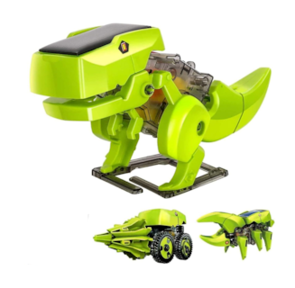 Foto 3 | Dinosaurio Robot Solar Verde para Niños