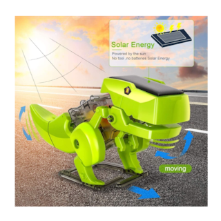 Foto 5 | Dinosaurio Robot Solar Verde para Niños