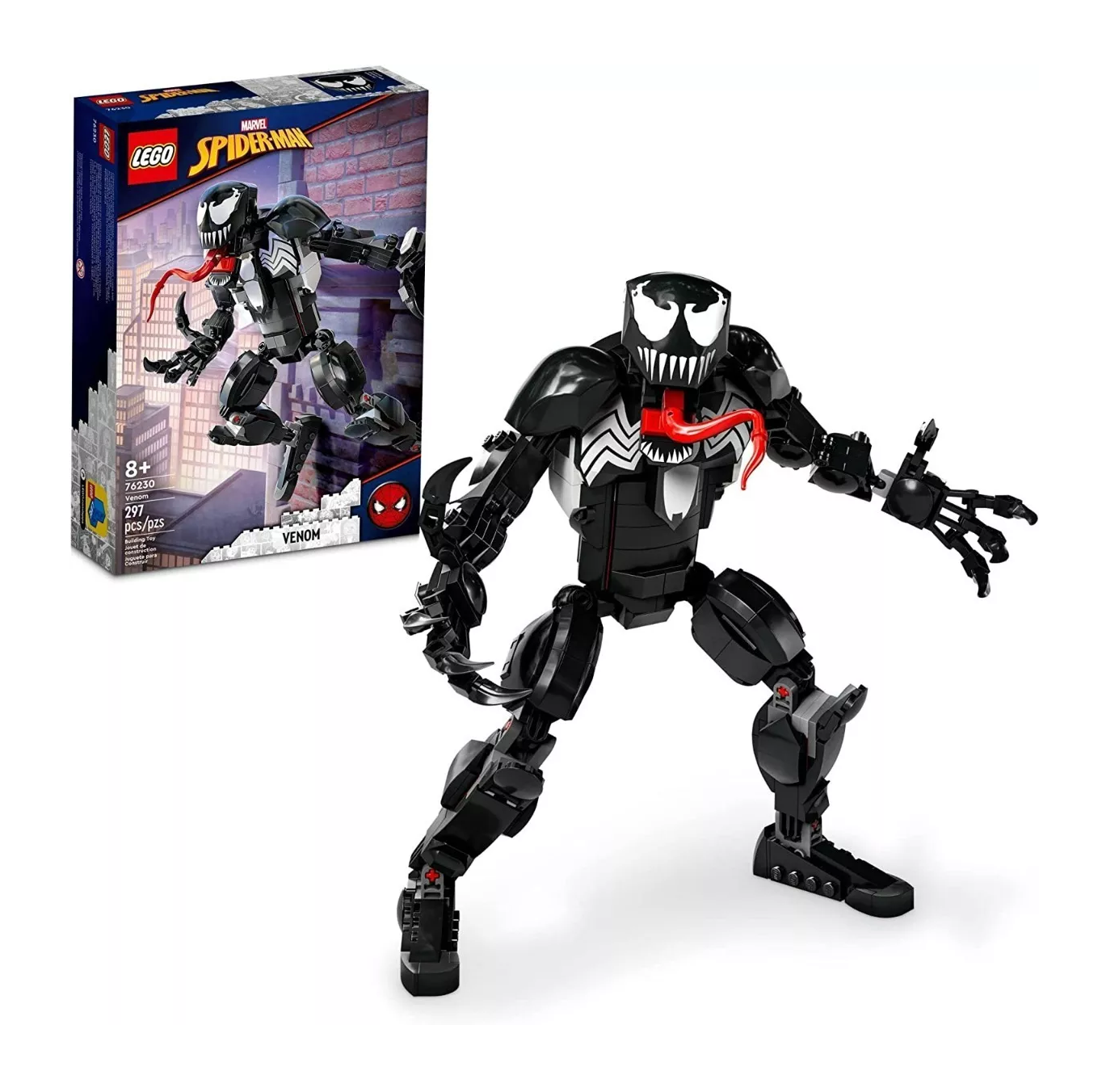 Foto 4 pulgar | Kit Lego Marvel Spider-man Figura De Venom 297 Piezas Multicolor