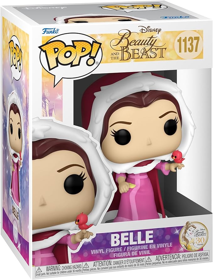 Foto 2 pulgar | Funko Pop Disney: La Bella Y La Bestia - Bella De Invierno, Multicolor, 3.75 Pulgadas, 57587
