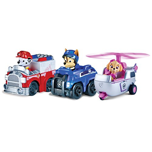 Foto 2 pulgar | Paquete de 3 Unidades de Paw Patrol Racers: Rescue Marshall Spy Chase y Skye -Venta Internacional