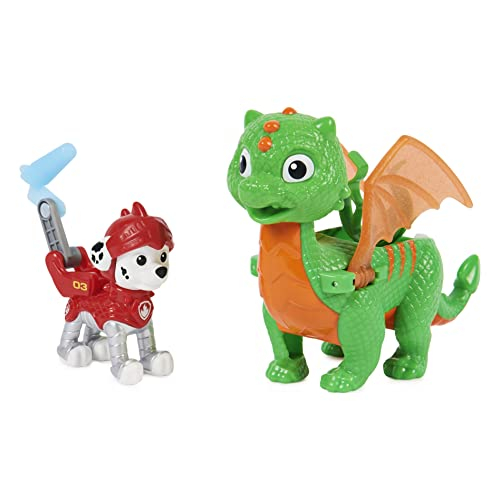 Foto 2 pulgar | Venta Internacional - Figuras De Jade De Paw Patrol Rescue Knights Marshall Y Dragon
