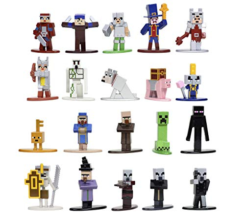 Foto 2 pulgar | Venta Internacional - Figuras Coleccionables Nano Metalfigs Minecraft Dungeons Wave 4 Paquete de 20 Piezas