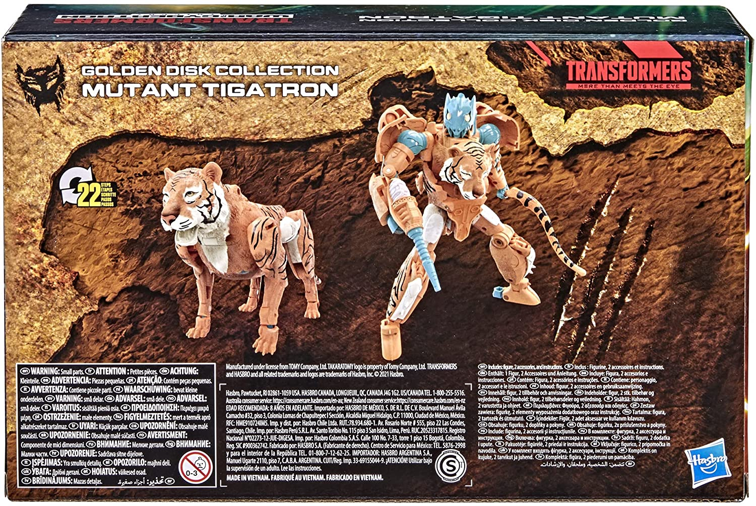 Foto 7 pulgar | Venta Internacional - Figura De Acción Transformers Mutant Tigatron 7