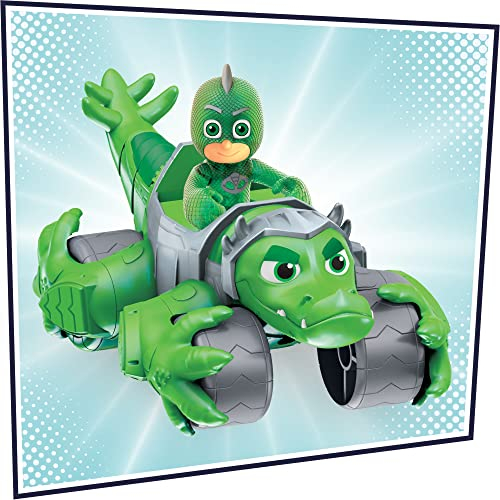 Foto 5 pulgar | Venta Internacional - Mascarillas Hasbro Pj De Toy Car Animal Power Gekko Con Figura De Gekko