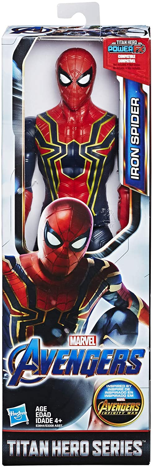 Foto 3 pulgar | Venta Internacional - Figura De Acción Avengers Marvel Titan Hero Iron Spider Escala 12