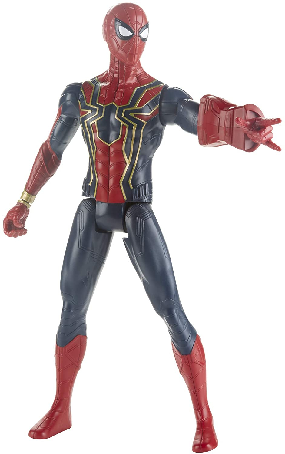 Foto 5 pulgar | Venta Internacional - Figura De Acción Avengers Marvel Titan Hero Iron Spider Escala 12