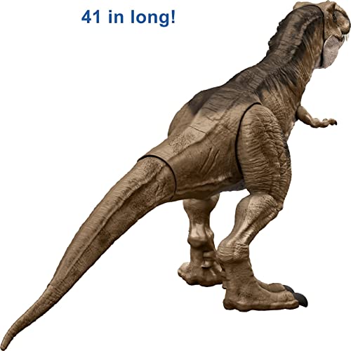 Foto 5 pulgar | Venta Internacional - Figura De Acción Mattel Jurassic World Super Colossal T-rex