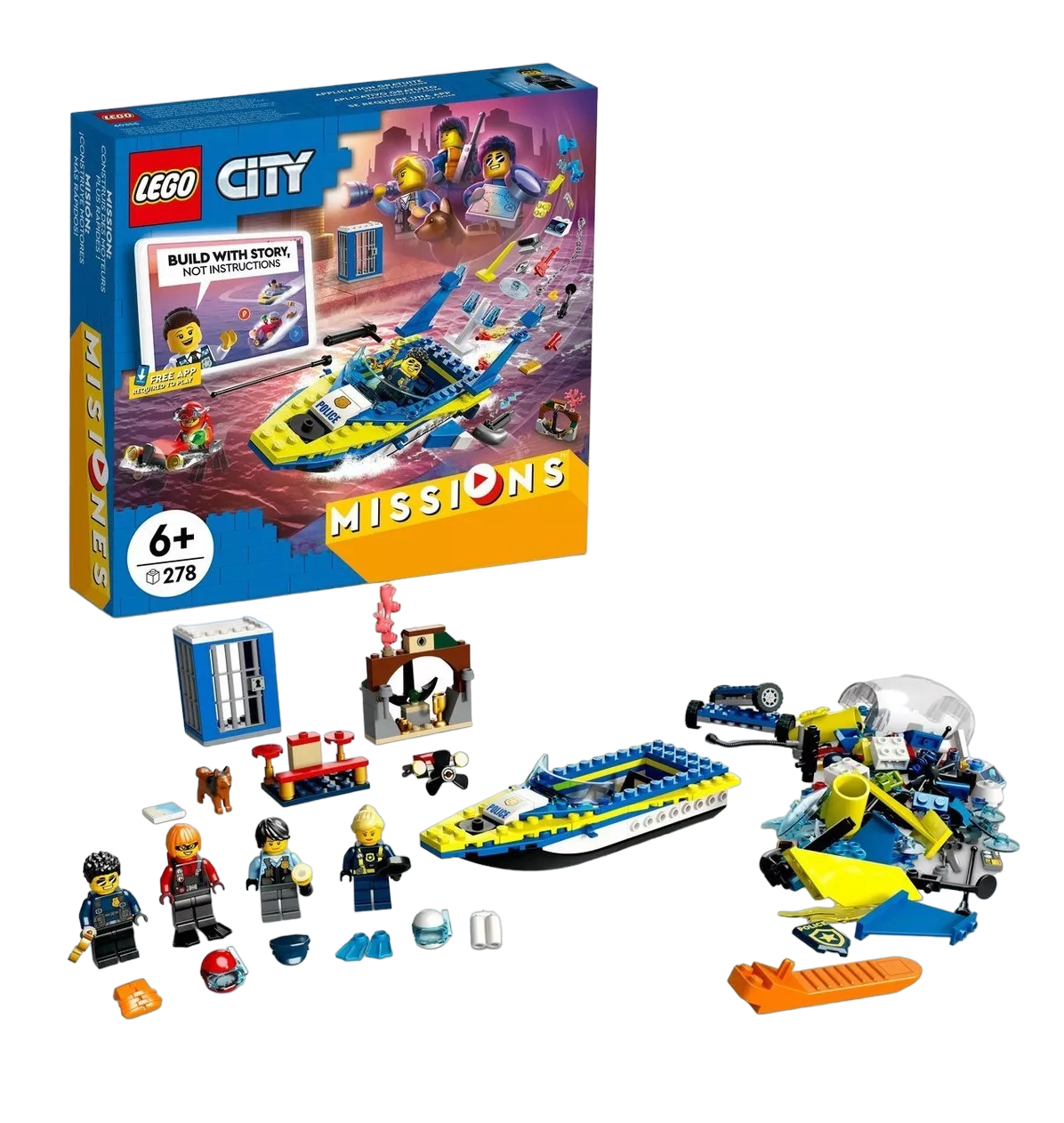 Lego City Missions de 278 Piezas