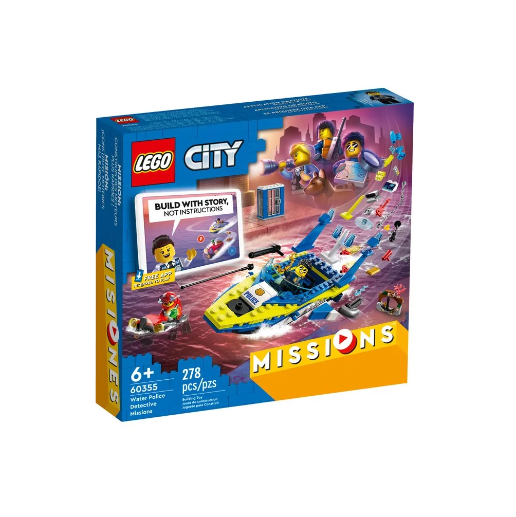 Foto 3 pulgar | Lego City Missions de 278 Piezas