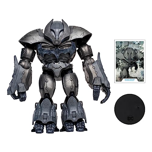 Foto 8 pulgar | Venta Internacional -Figura de Acción McFarlane Toys DC Batman Justice Buster Fenrir