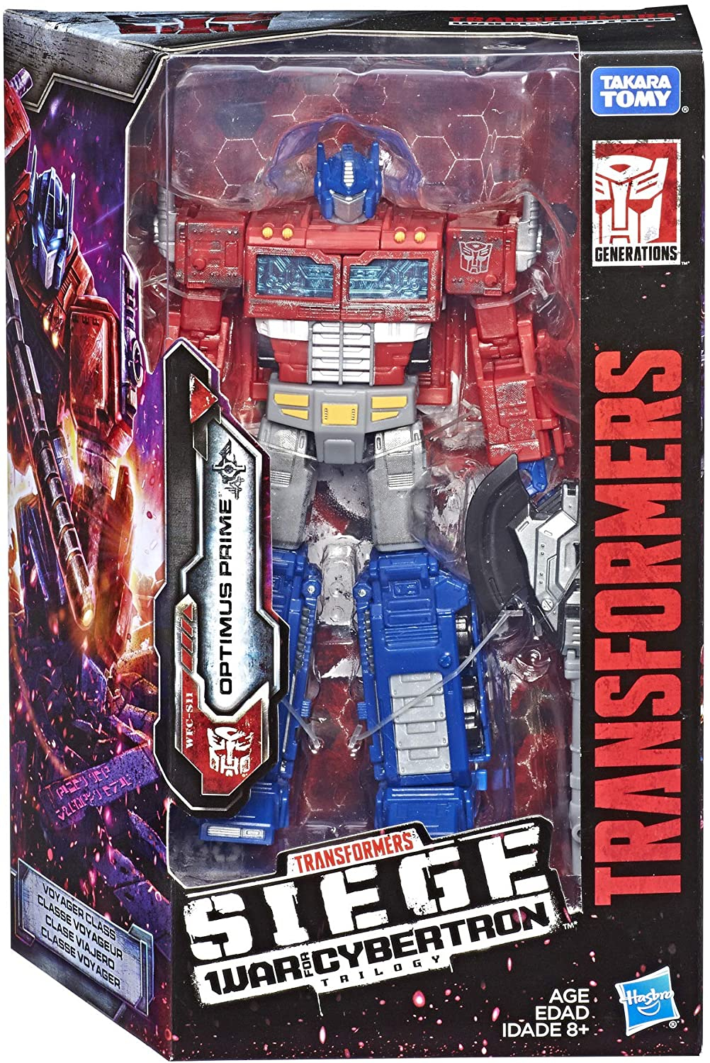 Foto 2 | Figura de Acción Optimus Prime Transformers Generations War For Cybertron