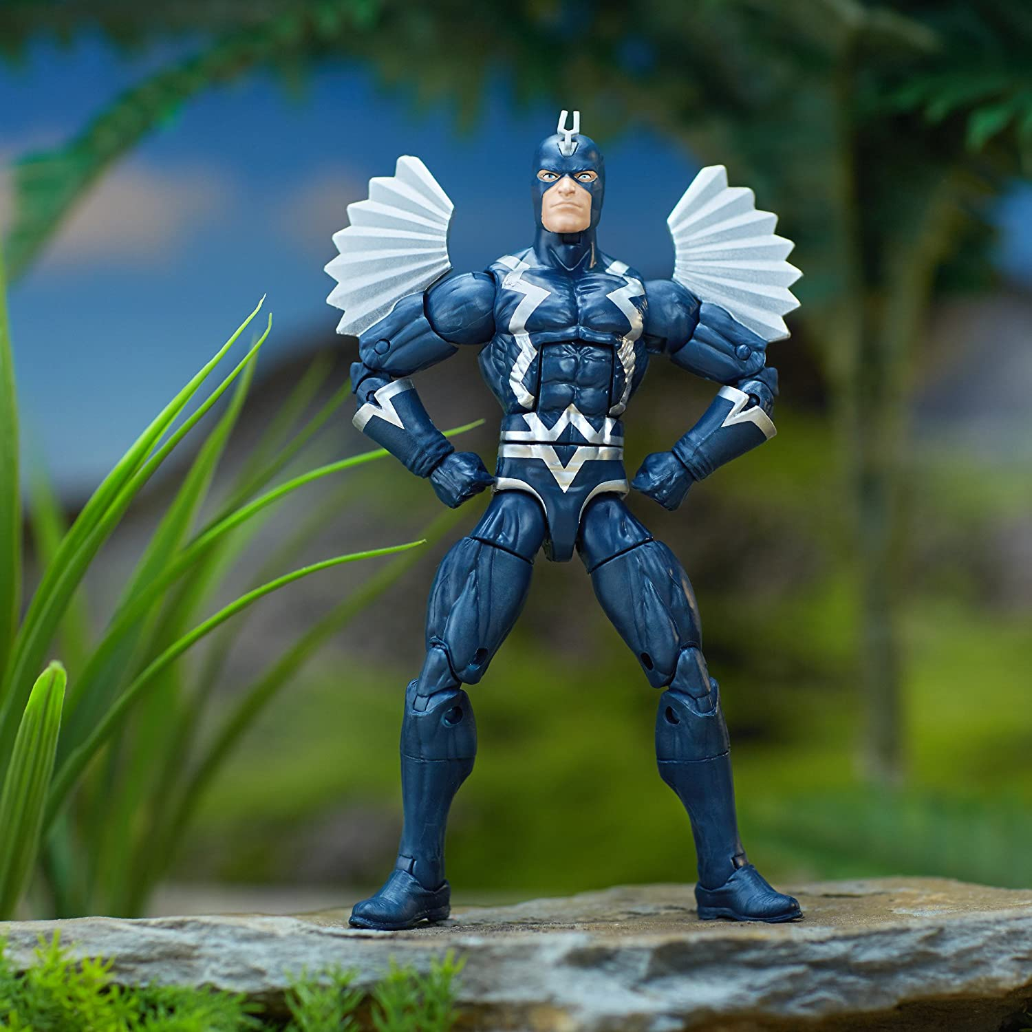 Foto 6 pulgar | Venta Internacional - Figura Marvel E1575 Black Panther Legends Series Black Bolt 6 Pulgadas