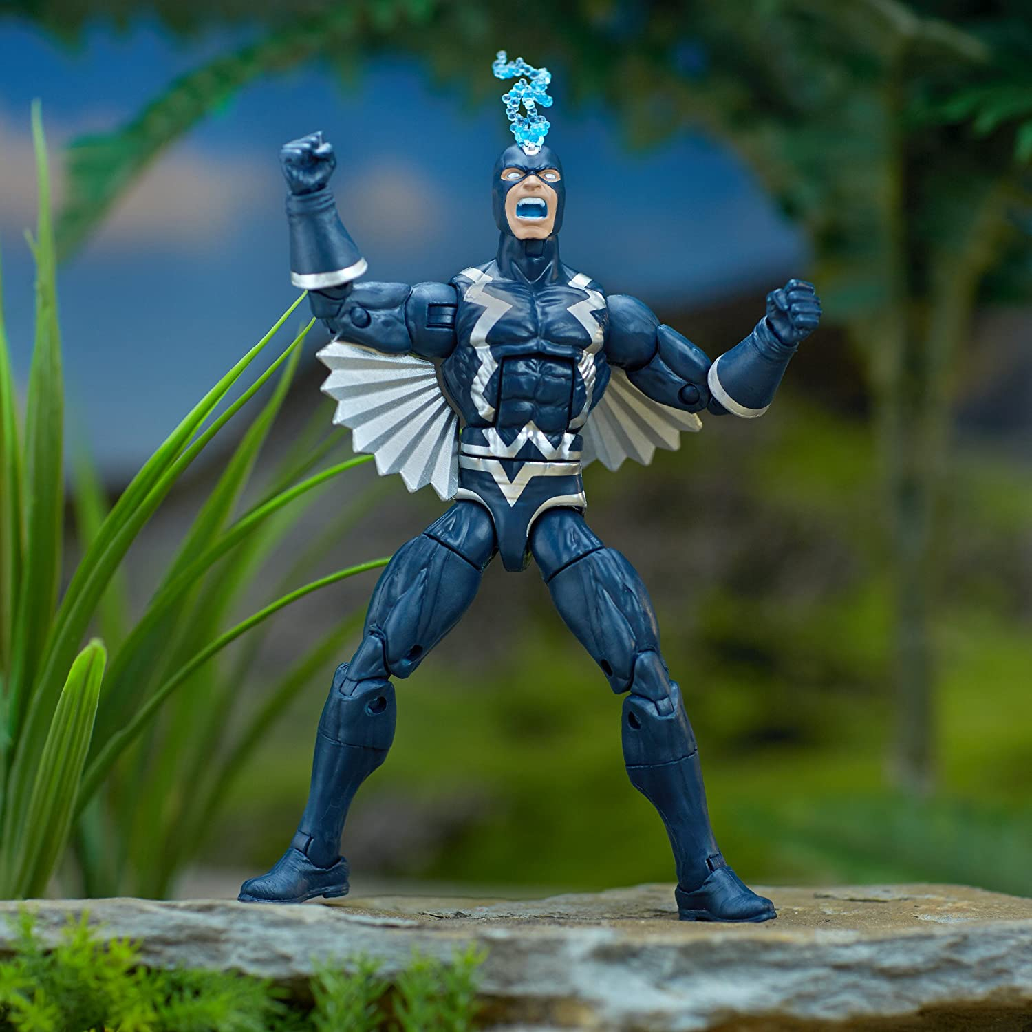 Foto 7 pulgar | Venta Internacional - Figura Marvel E1575 Black Panther Legends Series Black Bolt 6 Pulgadas