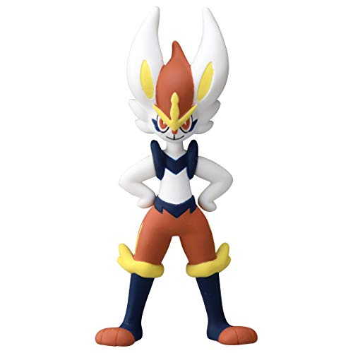 Foto 2 pulgar | Venta Internacional - Takara Tomy Pokemon Monster Collection Moncolle Ms-35 Cinderace Action Figure