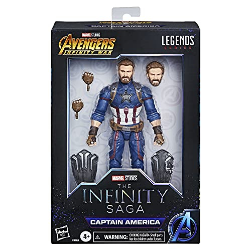 Foto 3 pulgar | Venta Internacional - Figura De Acción Marvel Legends Avengers Infinity War Captain A