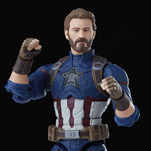 Foto 7 pulgar | Venta Internacional - Figura De Acción Marvel Legends Avengers Infinity War Captain A