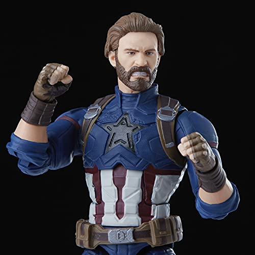 Foto 8 pulgar | Venta Internacional - Figura De Acción Marvel Legends Avengers Infinity War Captain A